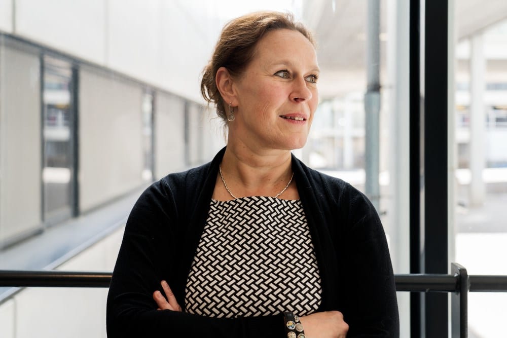 Onderzoeker Karin Faber doet met steun van het Spierfonds wetenschappelijk onderzoek naar spierziekten.