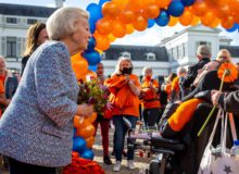 Prinses Beatrix aanwezig bij Het Oranjepad Prinses Beatrix aanwezig bij Het Oranjepad