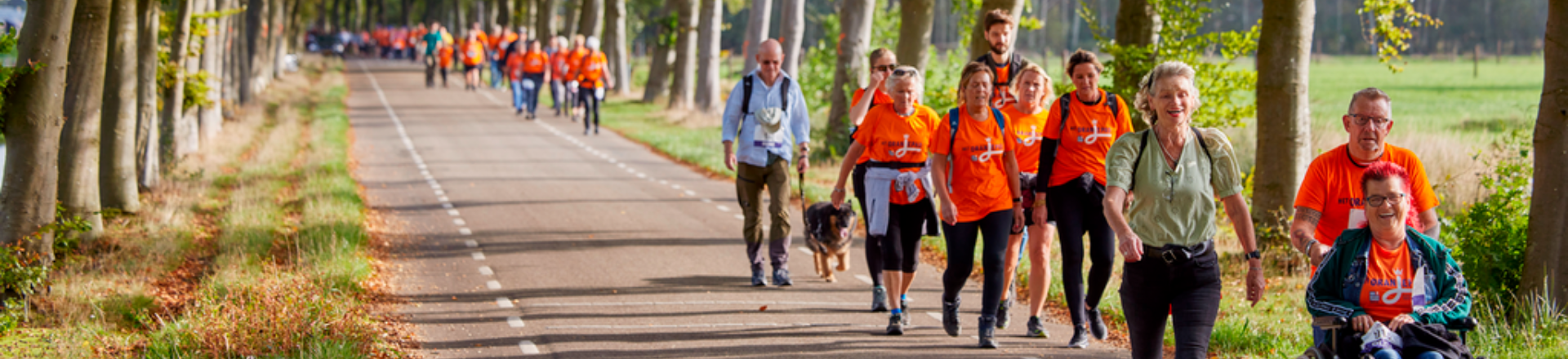 Het Oranjepad: wandelen of fietsen voor onderzoek naar spierziekten