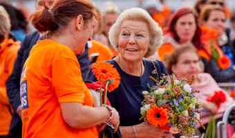 Prinses Beatrix aanwezig bij ons wandel- en fietsevenement Het Oranjepad