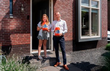 Spierfonds-collectant Onno met dochter