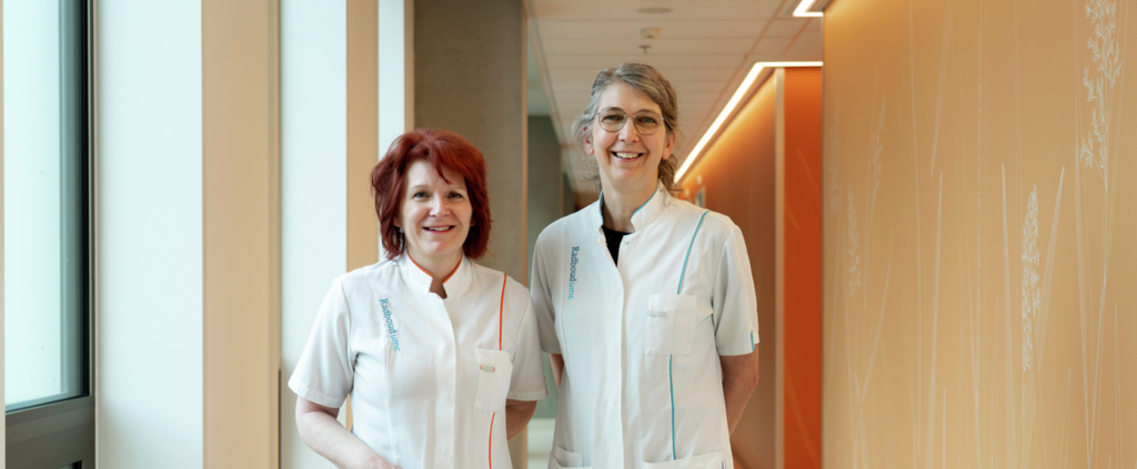 Kinderneuroloog dr. Corrie Erasmus en neuroloog prof. dr. Nicol Voermans van het Radboudumc in Nijmegen