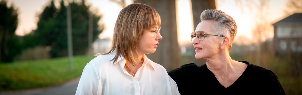 Maureen en dochter Anouska patiënt spierziekte FSHD