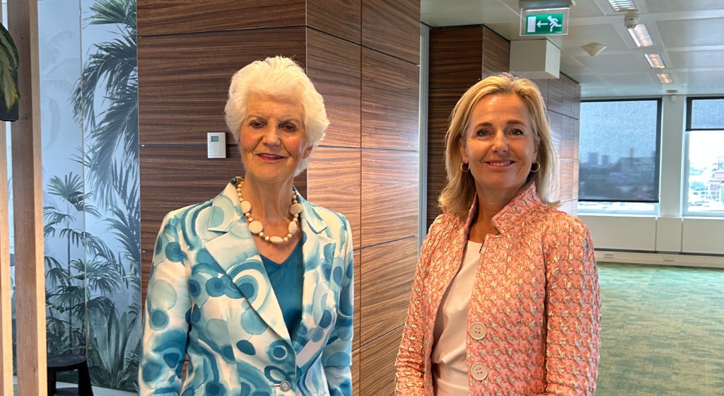 Sybilla Dekker en Silvia Zonneveld, leden van de Raad van Toezicht van het Spierfonds