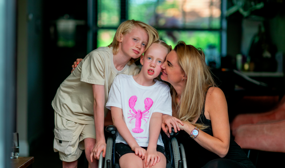 Jaydi Dani Kicky spierziekte gezin