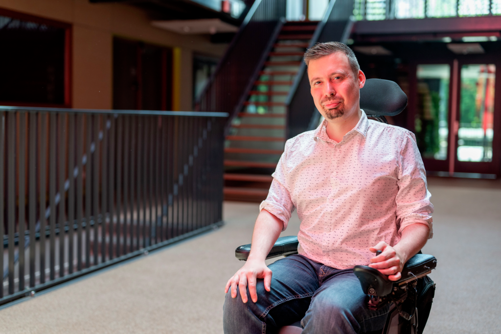 Spierdystrofie Joas spierziektepatiënt