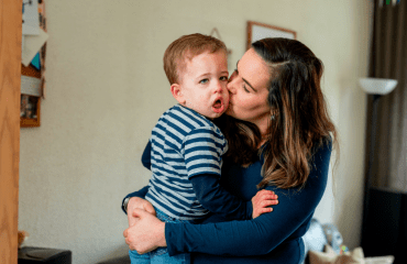 Afbeelding spierziektepatiënt Saskia en Jax Tijd voor MAX
