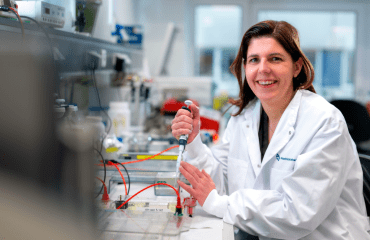 Florence van Tienen onderzoeker laboratorium MUMC