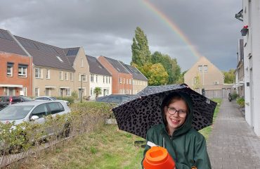 Dochter Tessa collecteweek collectant