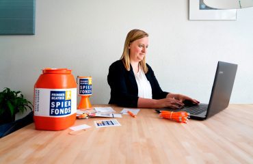 Collectant Spierfonds online collecteren laptop