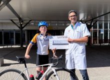 Tavi (12) fietst 1.000 kilometer voor een beter leven voor spierziektepatiënten Tavi (12) fietst 1.000 kilometer voor een beter leven voor spierziektepatiënten