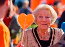 Prinses Beatrix aanwezig bij Het Oranjepad van het Prinses Beatrix Spierfonds